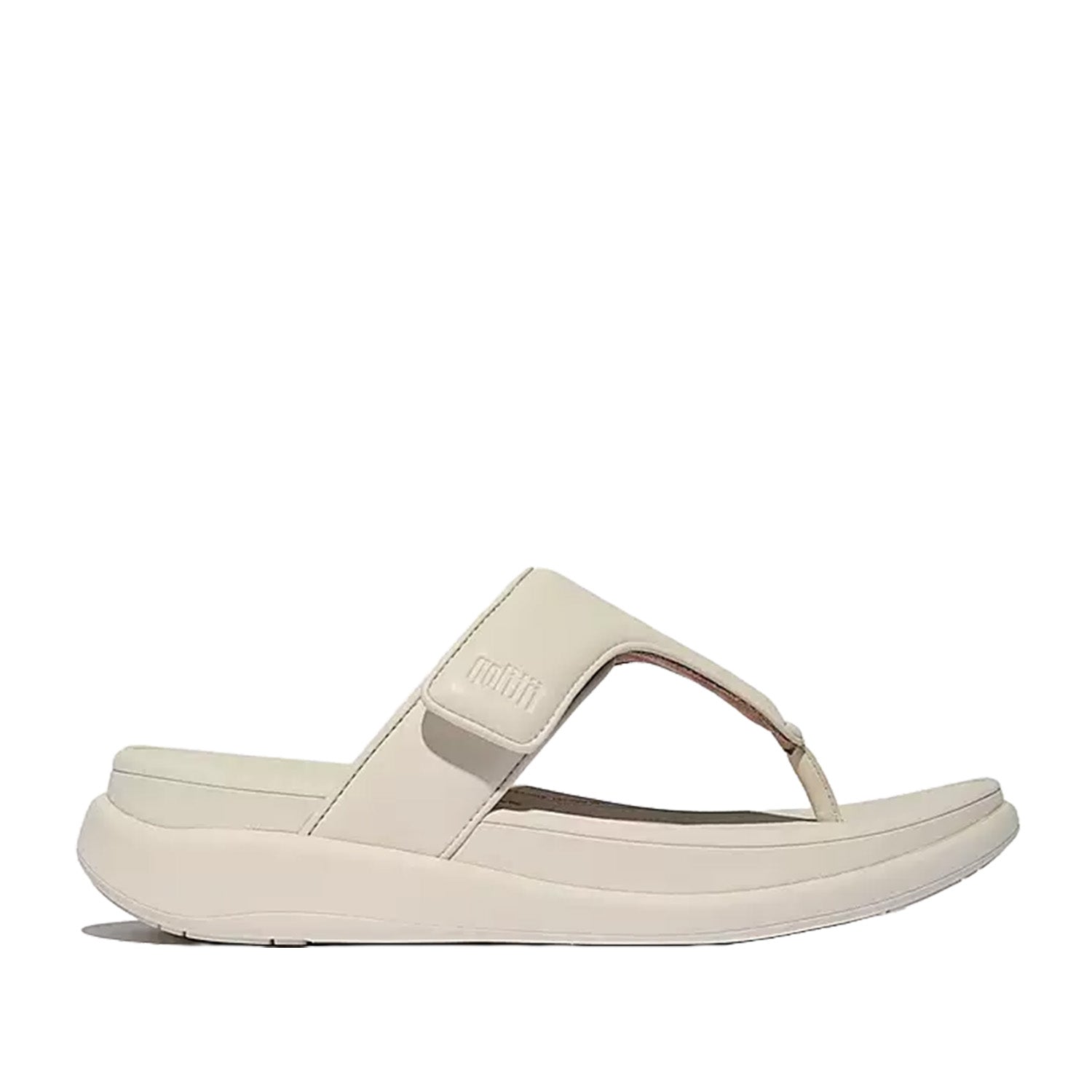 Fitflop Women's F-Mode Go Adjustable Toe Post Sandal in Paris Beige