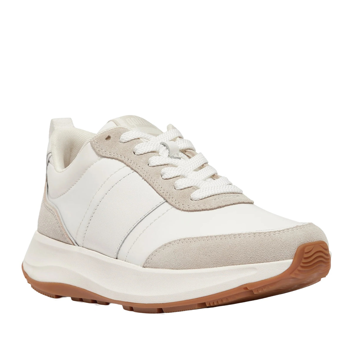 FitFlop Women's F-Mode Flow Sneaker in Egret Mix