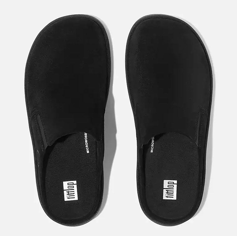 Fitflop Women's Gen-FF Elasticated Suede Mule in Black