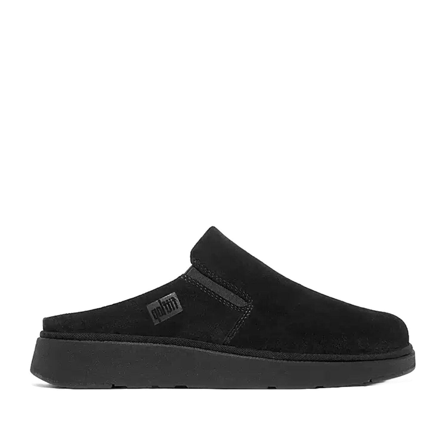 Fitflop Women's Gen-FF Elasticated Suede Mule in Black