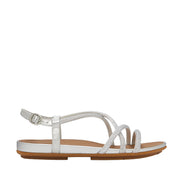 Fitflop Women's Gracie Crystal Strappy Back-Strap Sandal in Silver