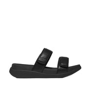 Fit Flop Women's F-mode Go Adjustable Two-bar Slides in All Black