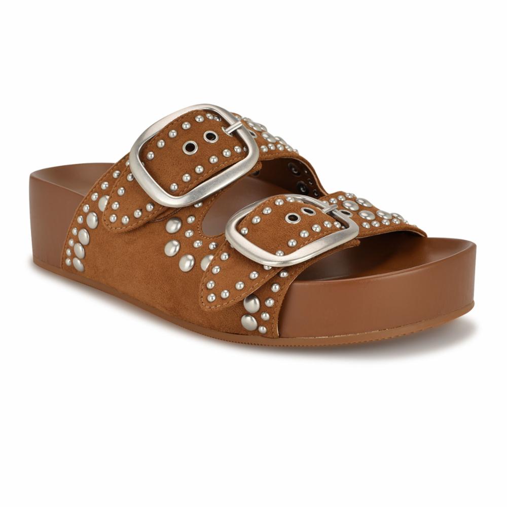 Nine West Women's Flinne2 Brown M