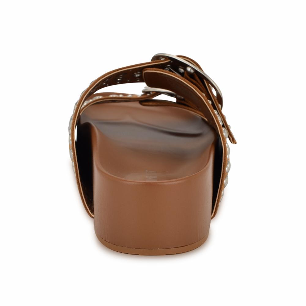 Nine West Women's Flinne2 Brown M