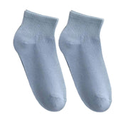 Floof Ankle Sock in Blue Grey