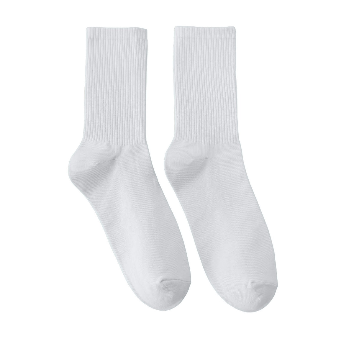 Floof Basic Crew Sock in White