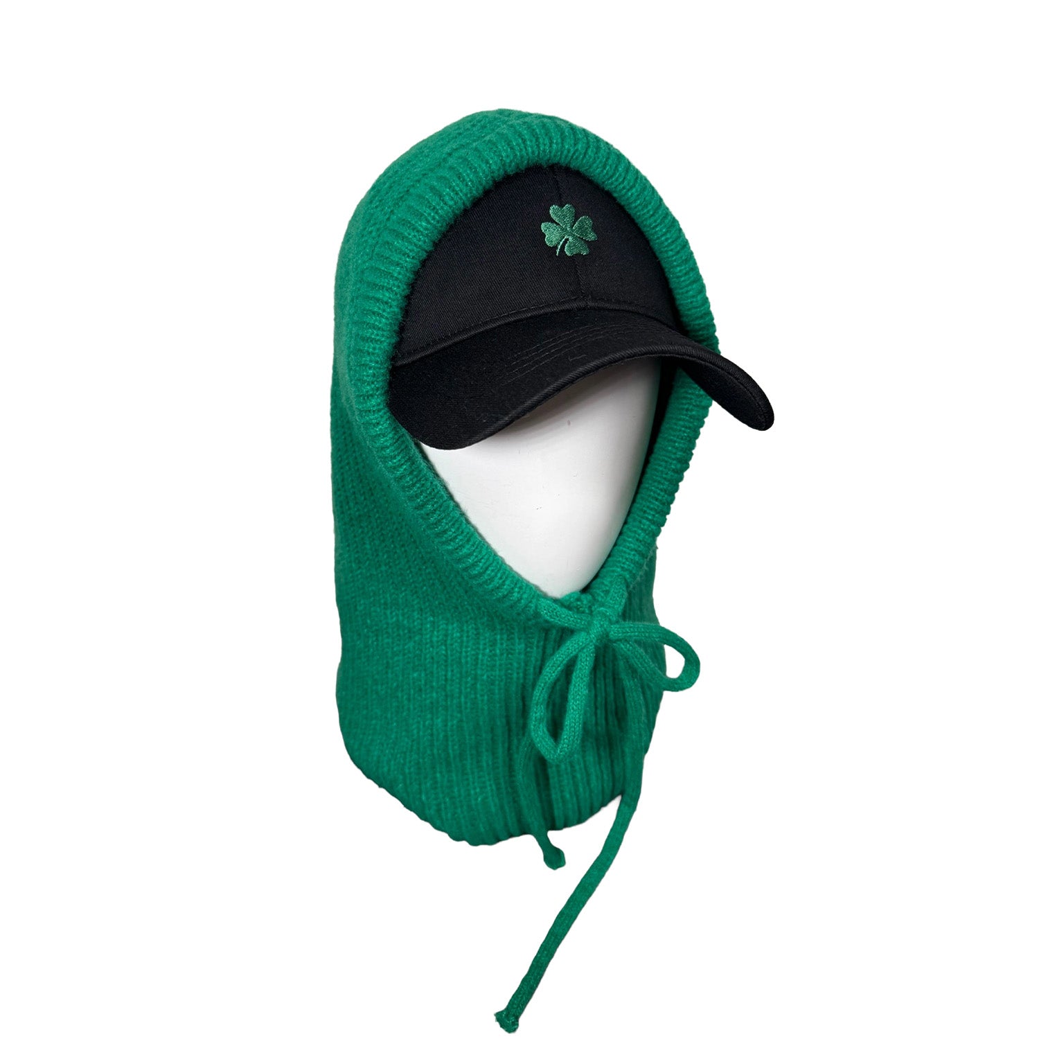 Floof Unisex Clover Icon Cap in Black