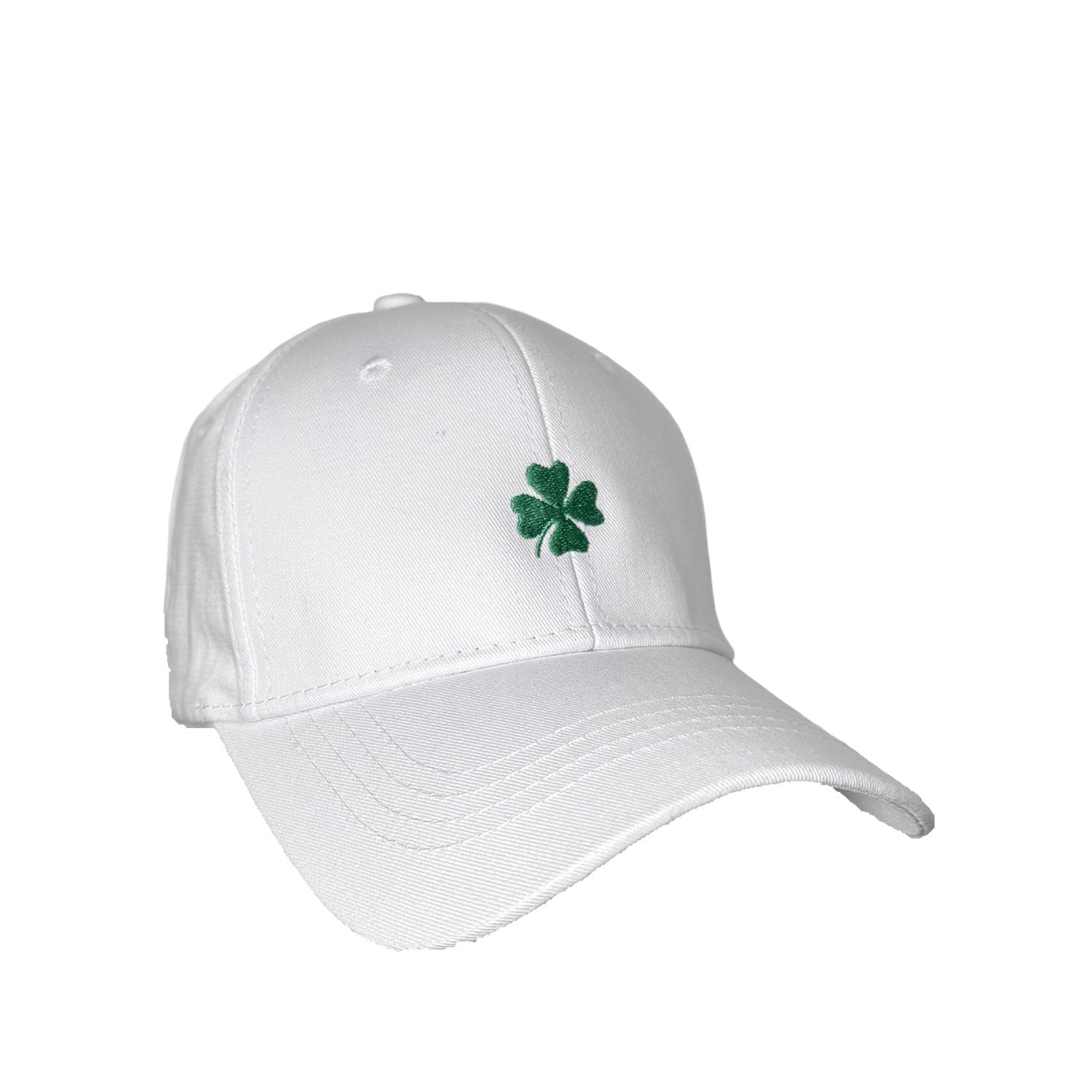 Floof Unisex Clover Icon Cap in White