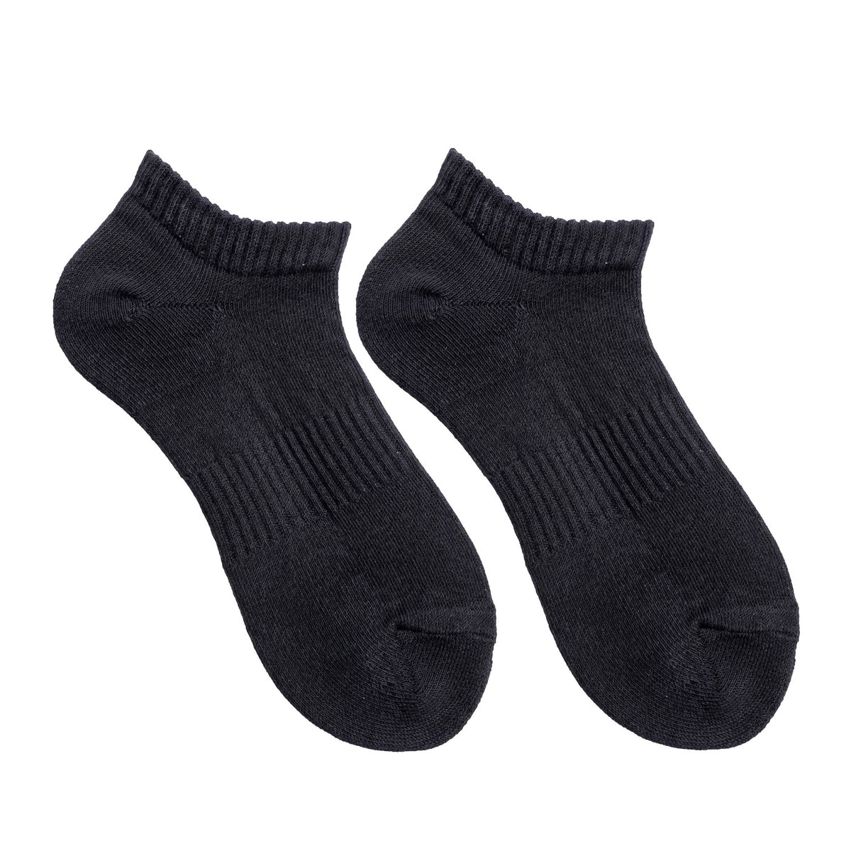 Floof  Comfort Crew Ankle Sock in Black