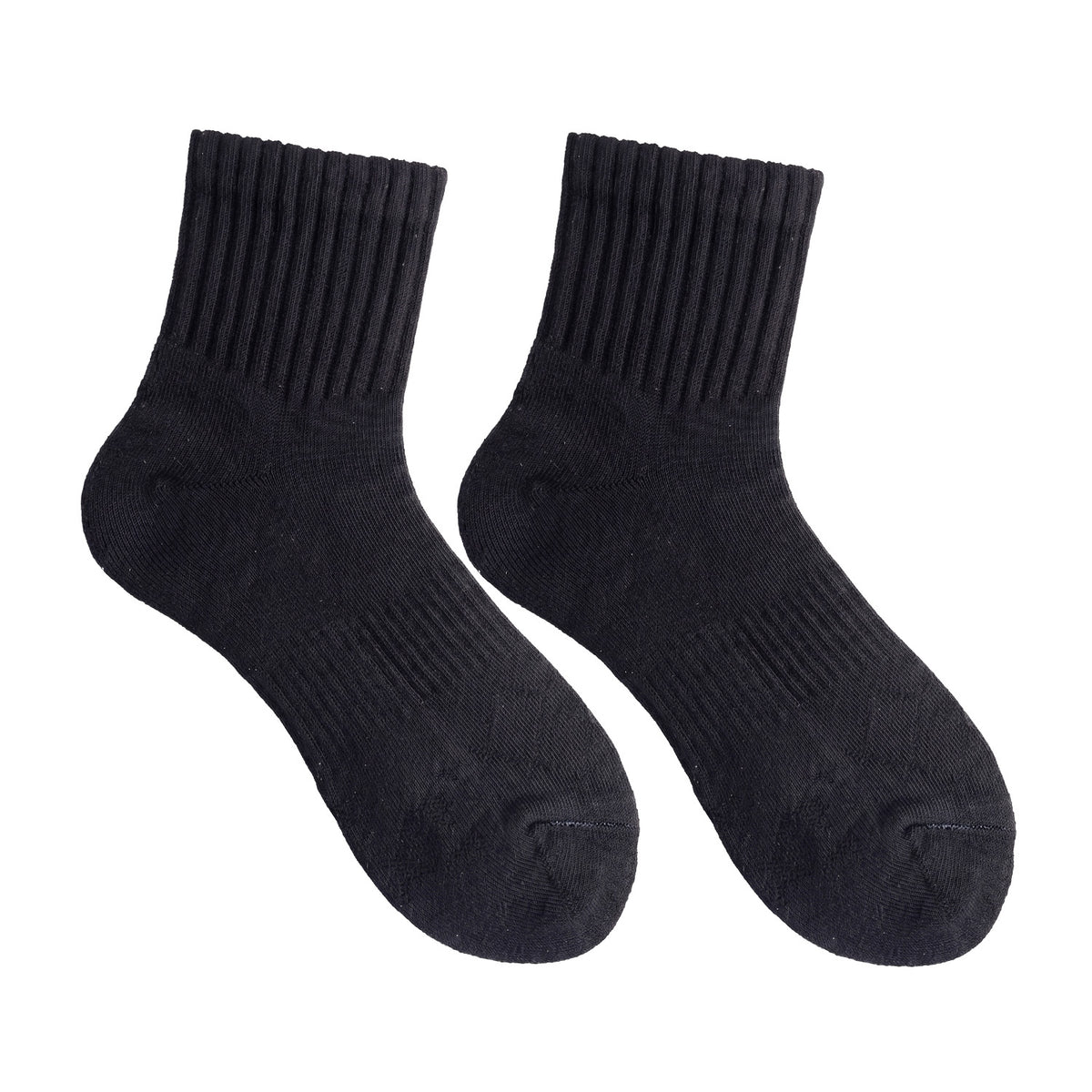Floof  Comfort Crew Sock in Black