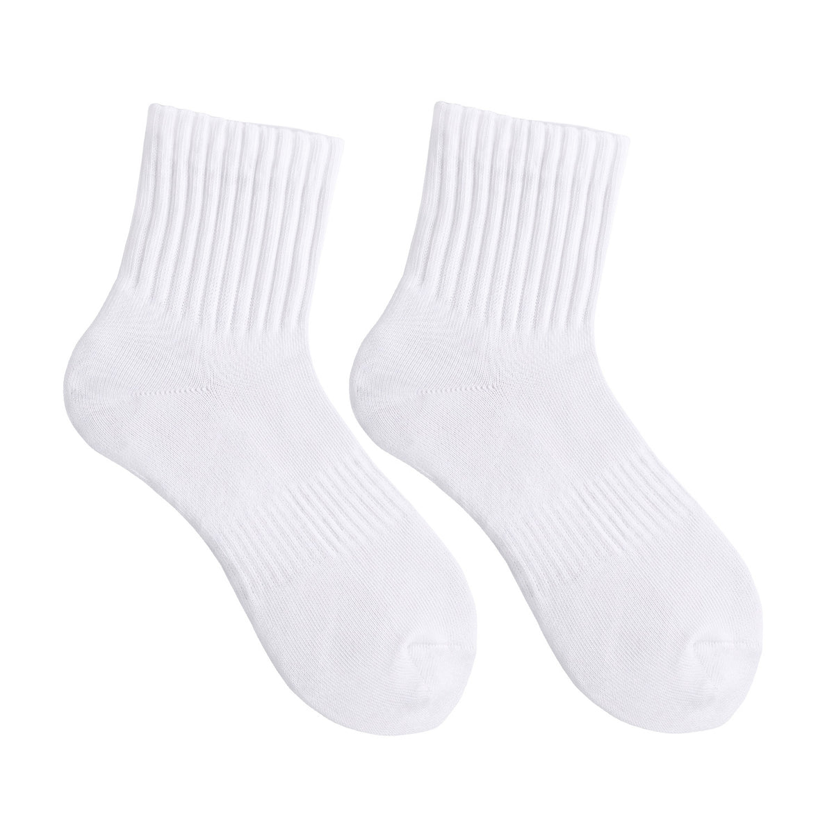 Floof  Comfort Crew Sock in White