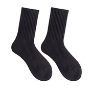 Floof  Comfort Crew Tall Sock in Black