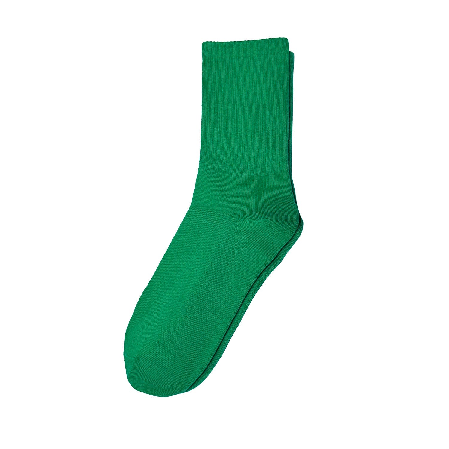 FLOOF Women's Basic Crew Sock in Green