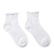 Floof For The Frill Sock in White