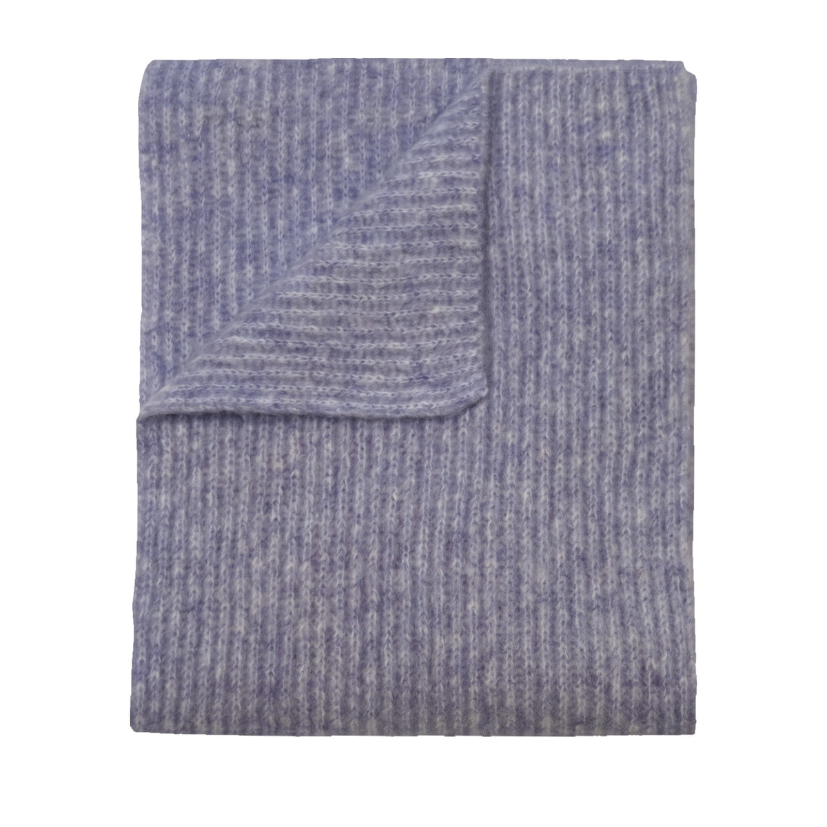 Floof Knit Scarf in Purple
