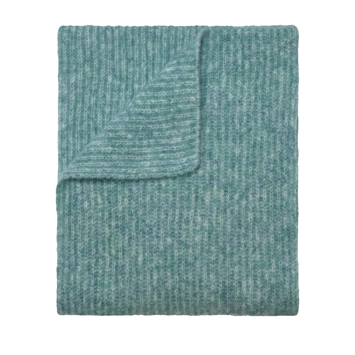 Floof Knit Scarf in Turquoise