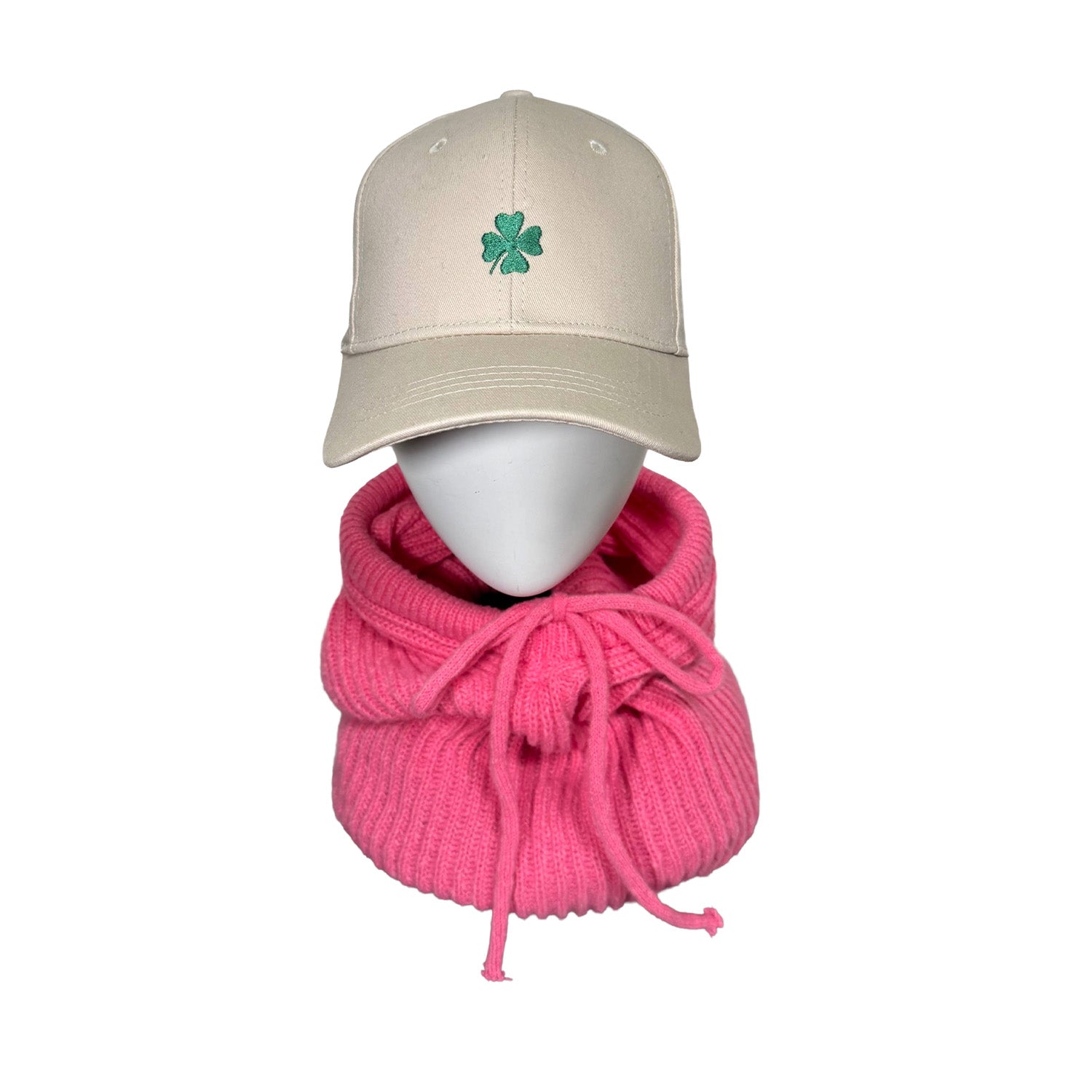 Floof Snood in Hot Pink