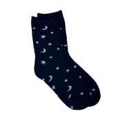 Floof Constellation Socks in Black White