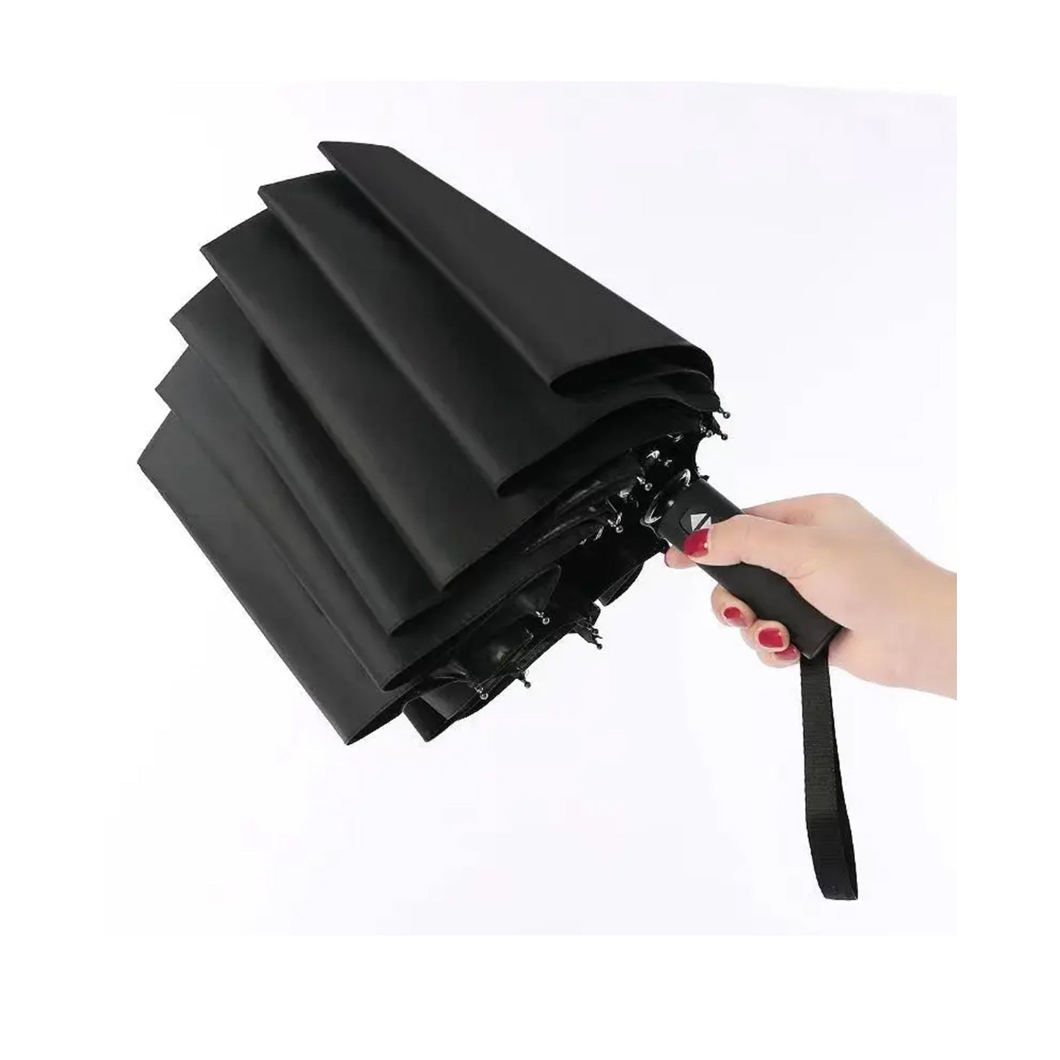 heel boy  Compact Umbrella in Black, O/S