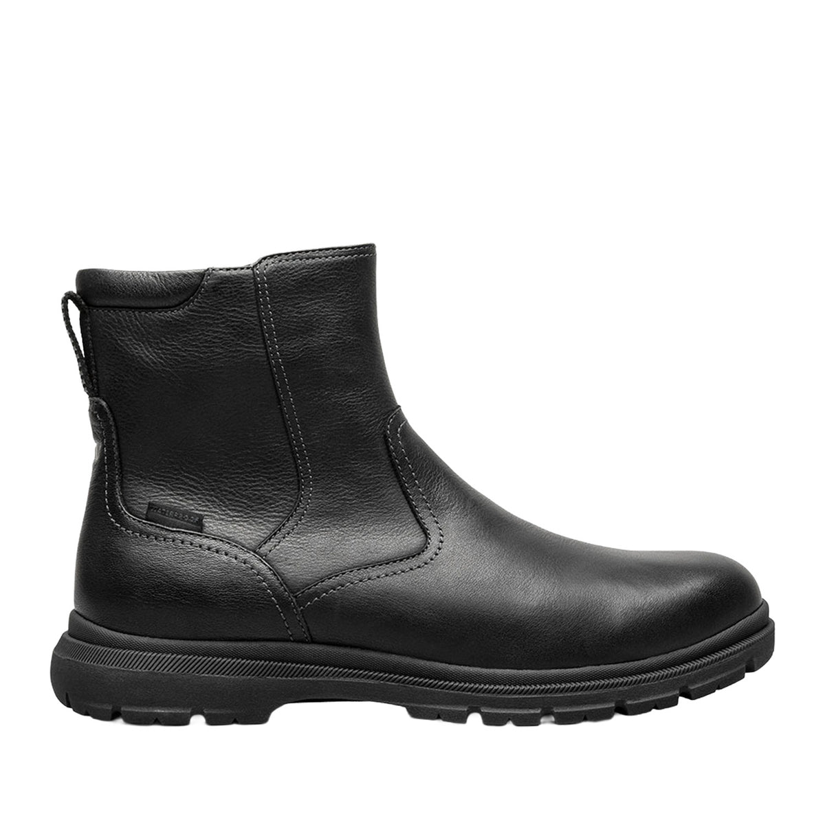 Florsheim Men's Lookout Zip Bt Wide in Black Tumble