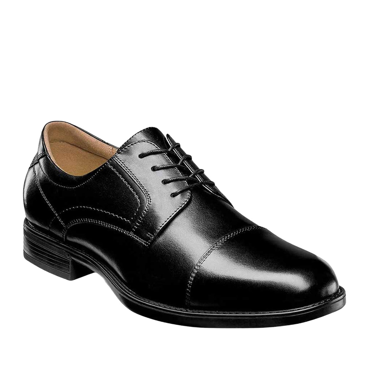 Florsheim Men's Midtown Cap Ox in Black