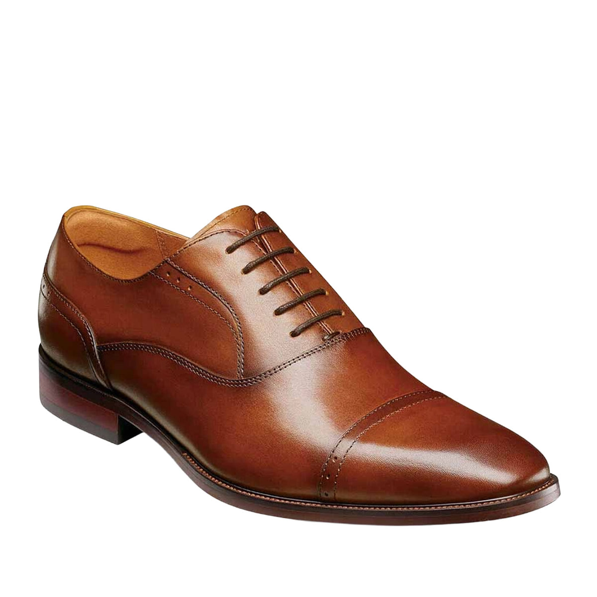 Florsheim Men's Sorrento Cap Toe Oxford in Cognac