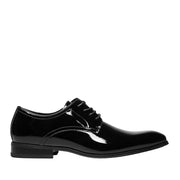 Florsheim Men's Tux Plain Toe Oxford in Black Patent