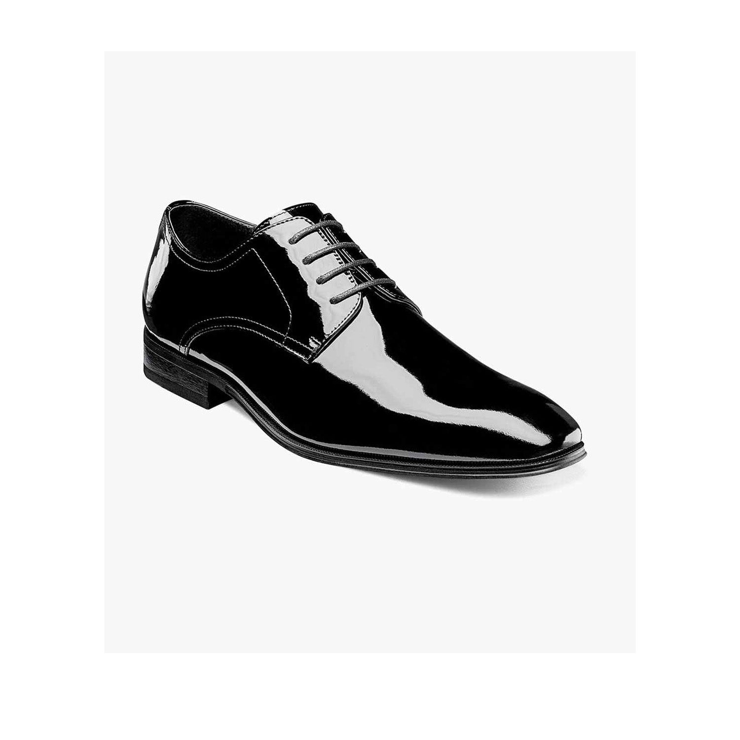 Florsheim Men's Tux Plain Toe Oxford in Black Patent