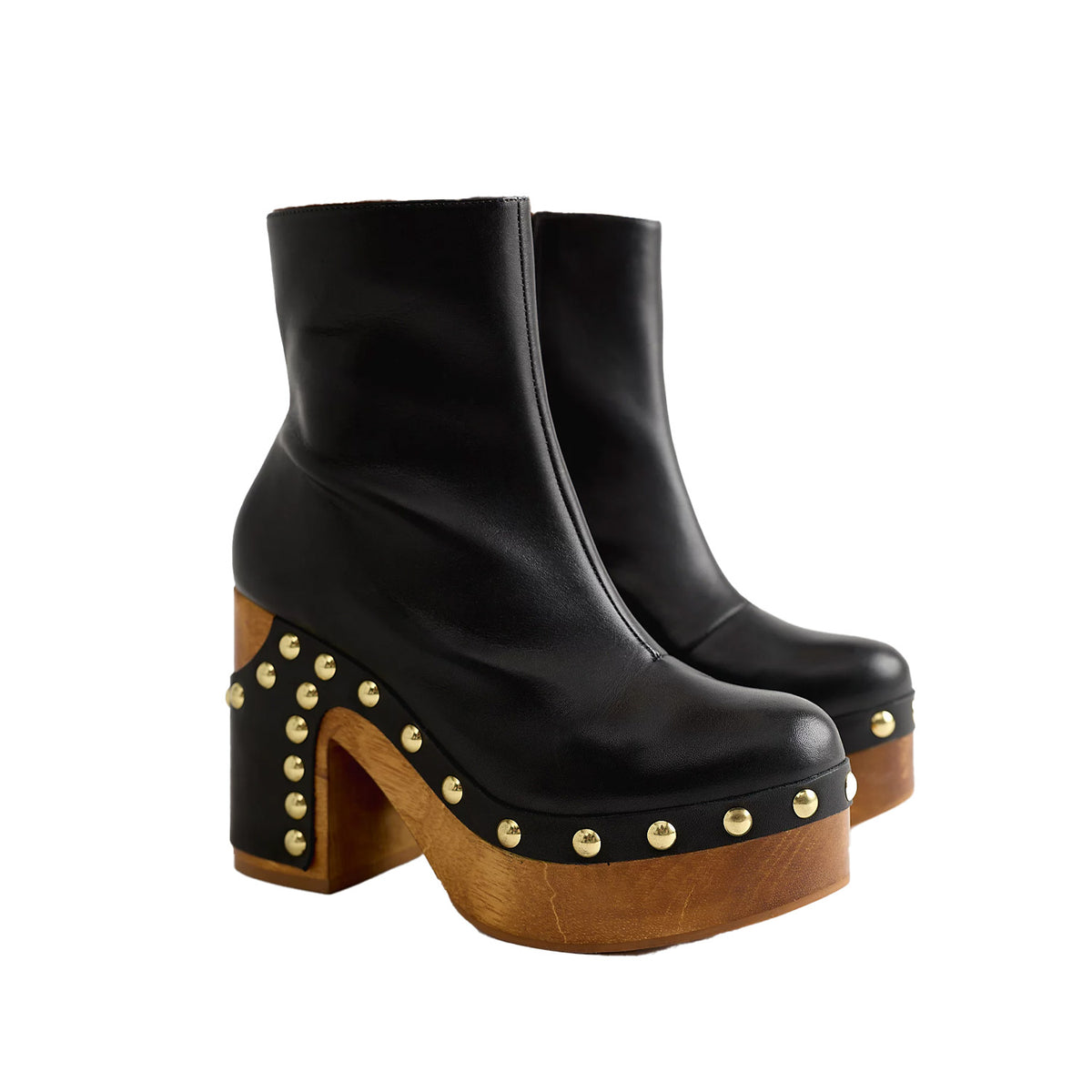 Free People Women's Grayson Clog Boot in Black