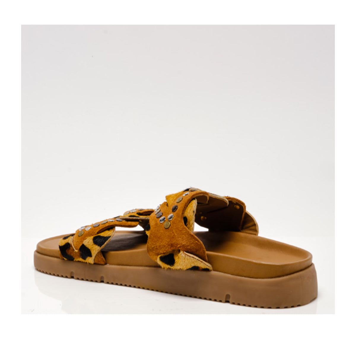 Free People Women's Leo Sandal in Neutral Combo