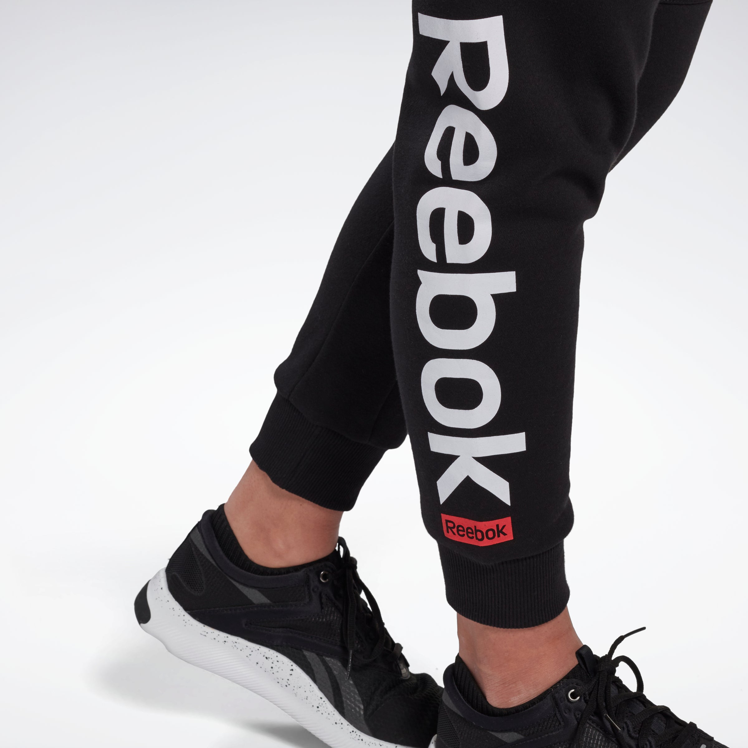 Reebok Women's Linear Logo Pant  In Black REG