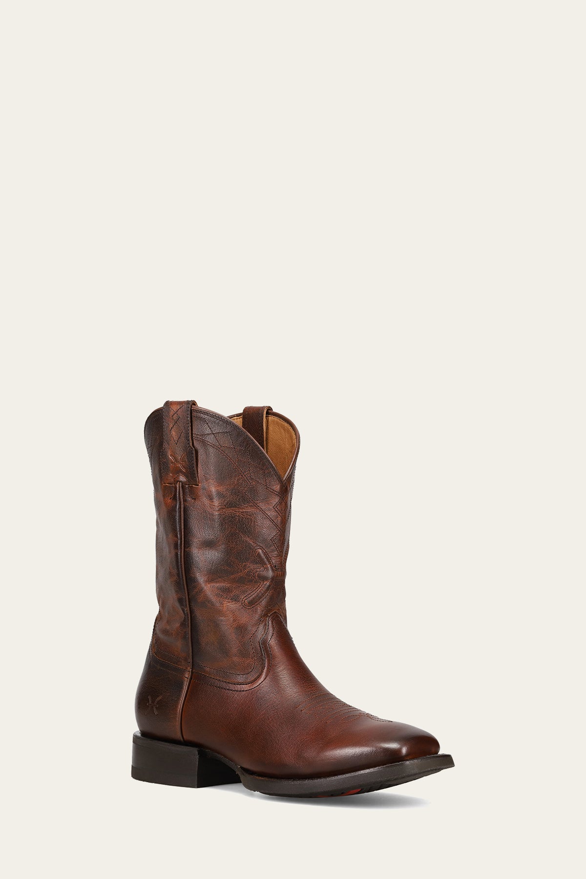 Frye Men's Hauser Logo Stitch In Tobacco M