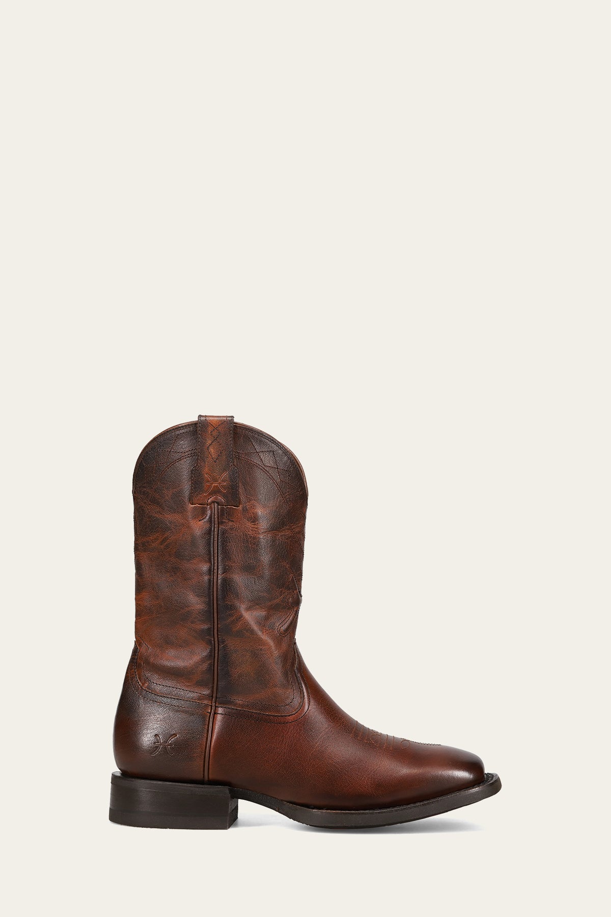 Frye Men's Hauser Logo Stitch In Tobacco M