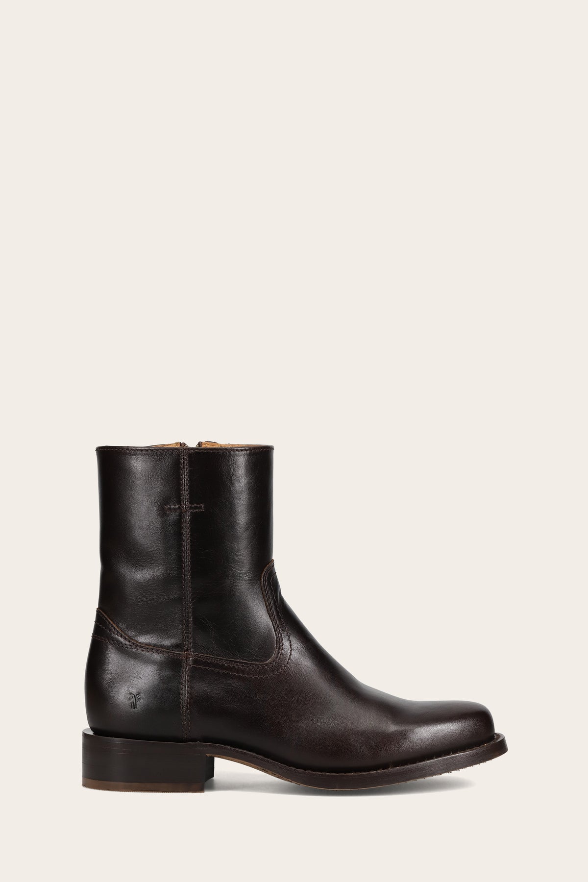 Frye Men's Campus Inside Zip In Brown M
