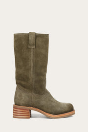 Frye Women's Campus 12R In Olive/Suede M