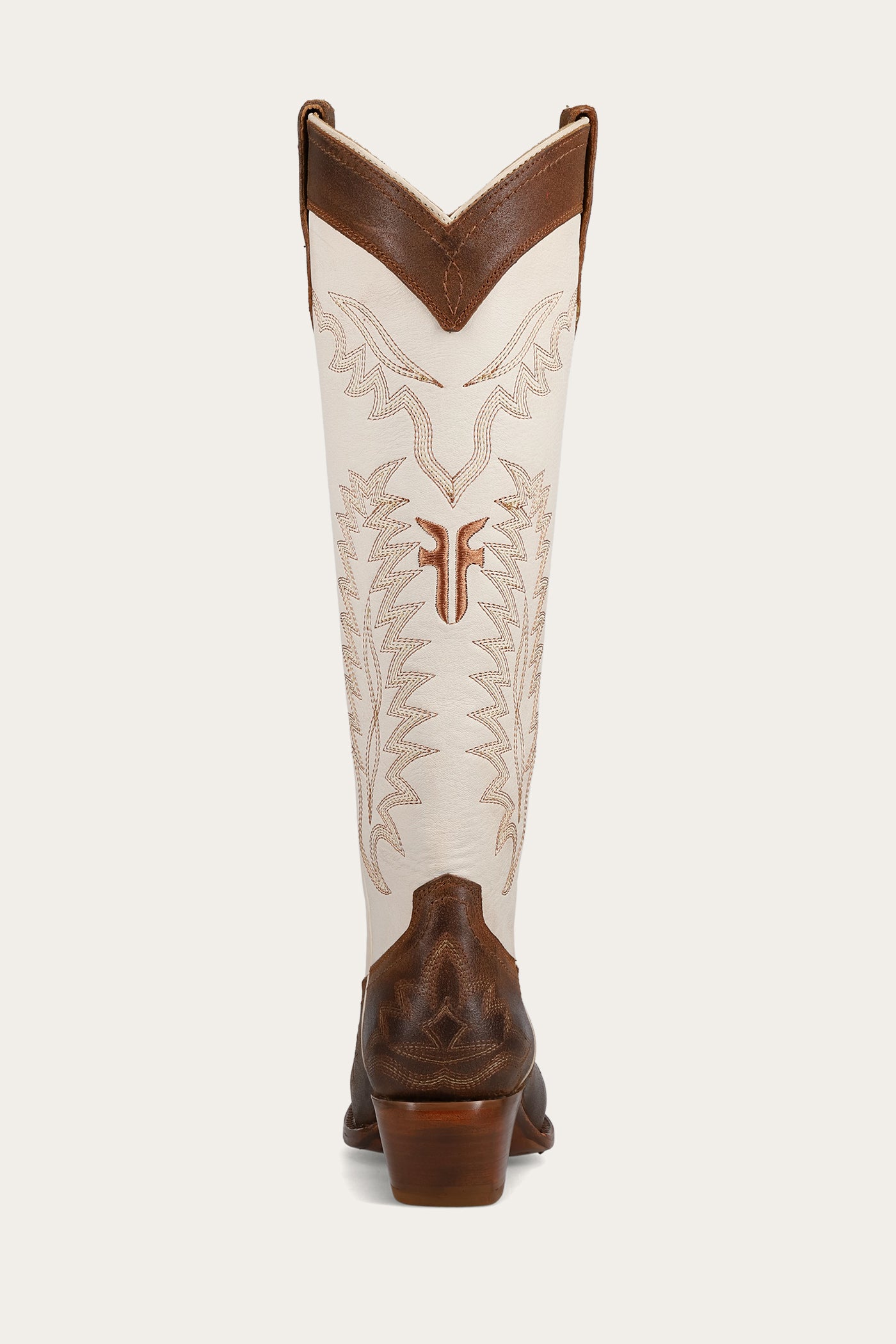Frye Women's Sacha Feather Deco In Toffee/White M