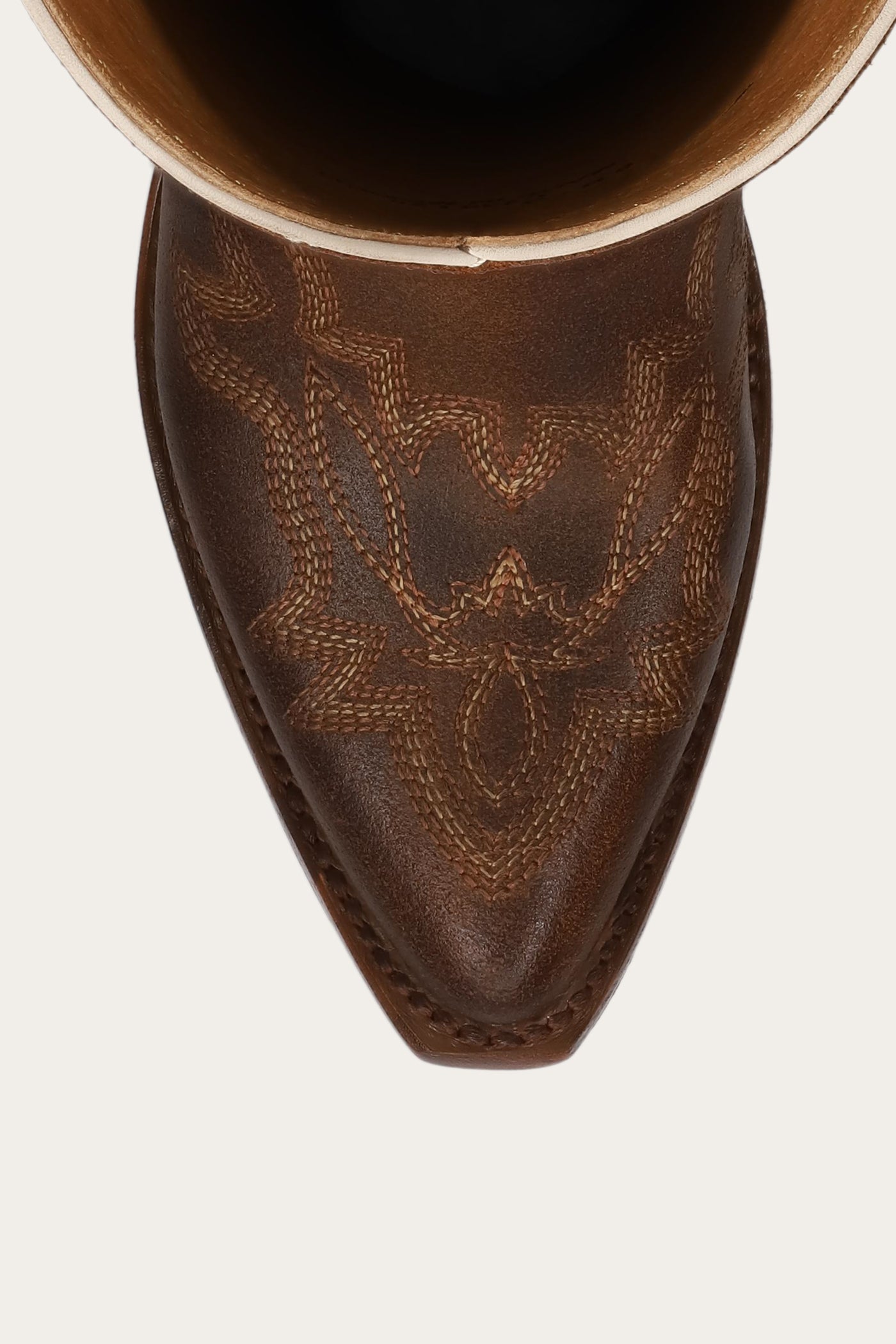 Frye Women's Sacha Feather Deco In Toffee/White M