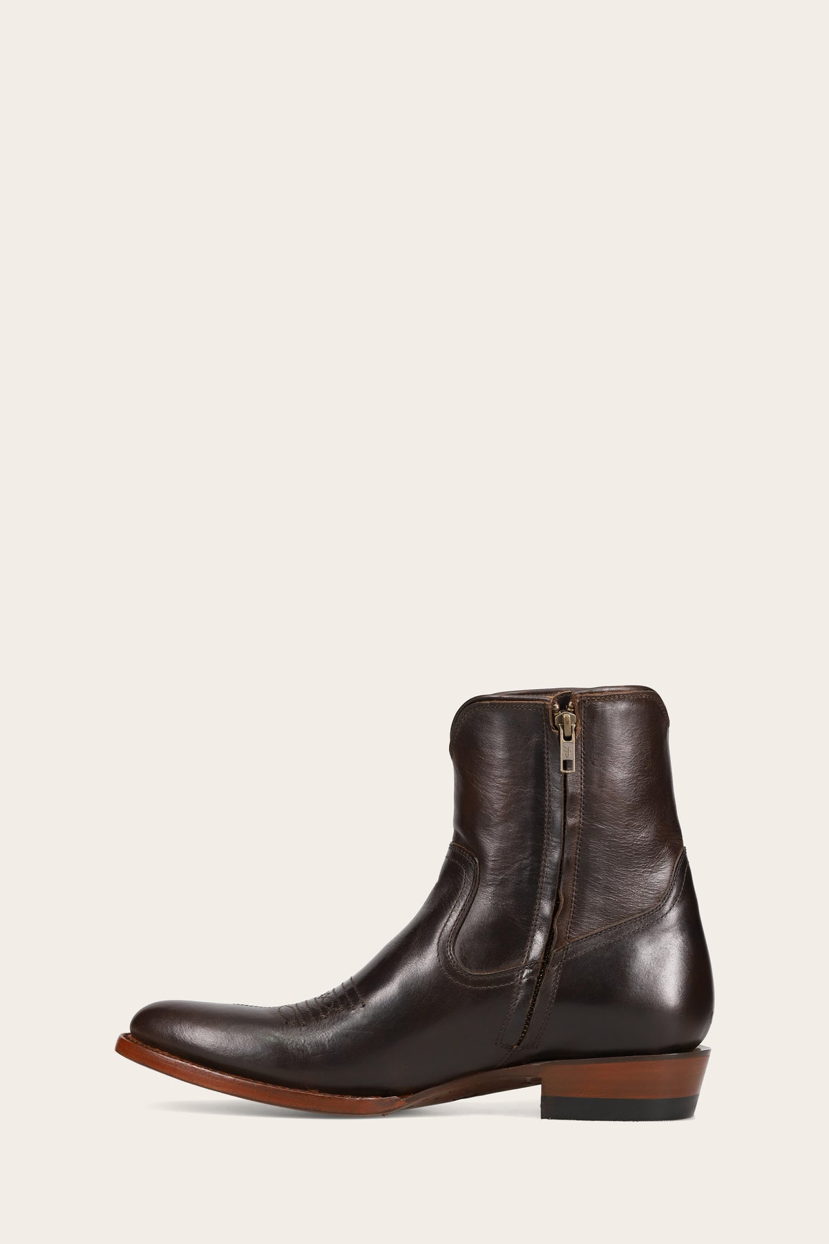 Frye Men's Austin Inside Zip In Brown M