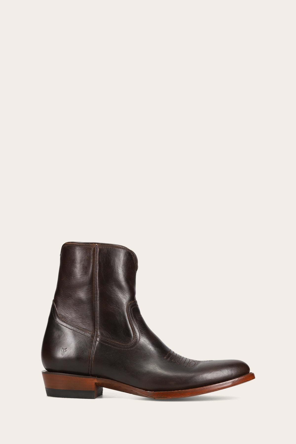Frye Men's Austin Inside Zip In Brown M
