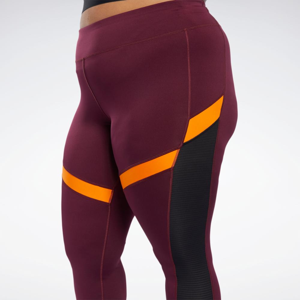 Reebok Apparel  Women's Wor Mesh Tight Reebok Training App Women Red Reg