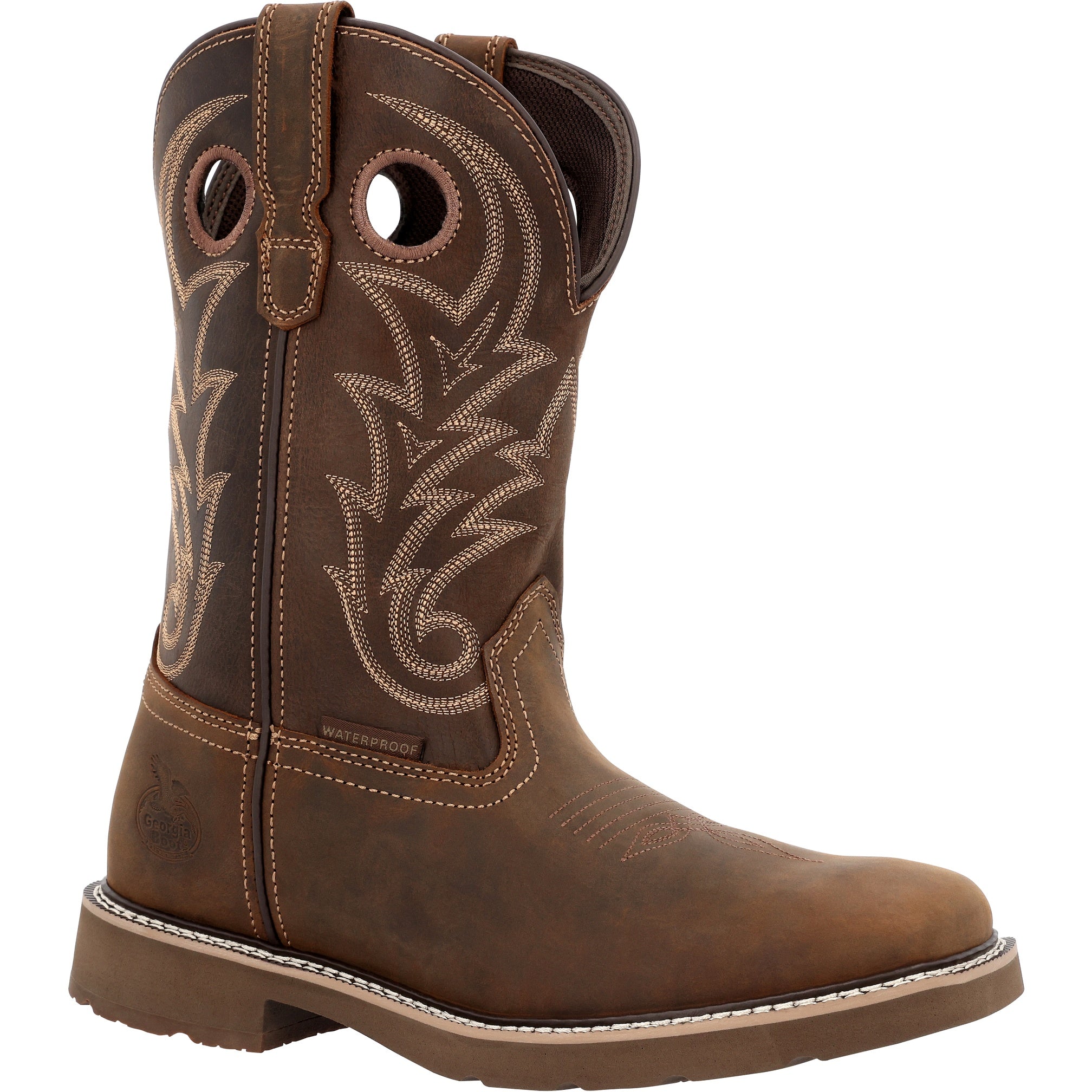 Georgia Men's Gb00691 Short Boot Core 37 Western In Brown W