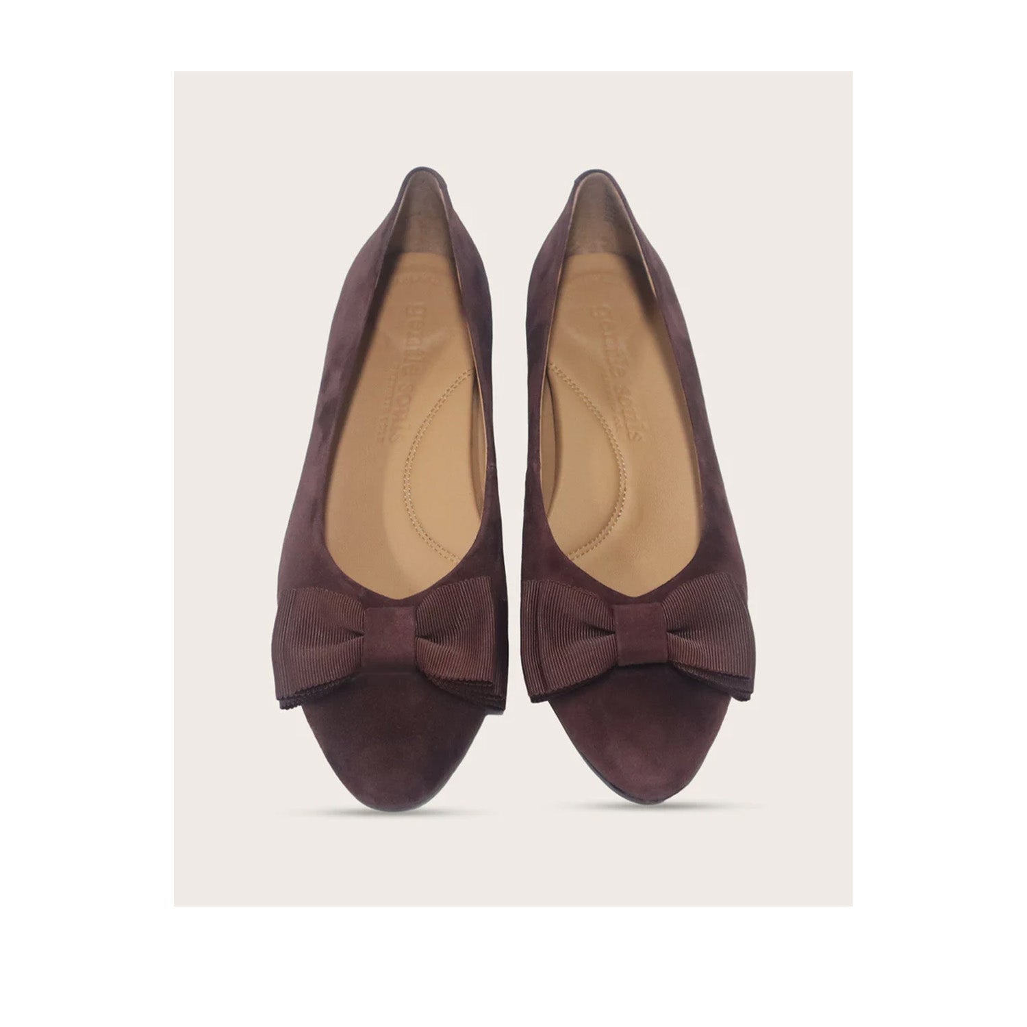 Gentle Souls Women's Atlasflat in Burgundy