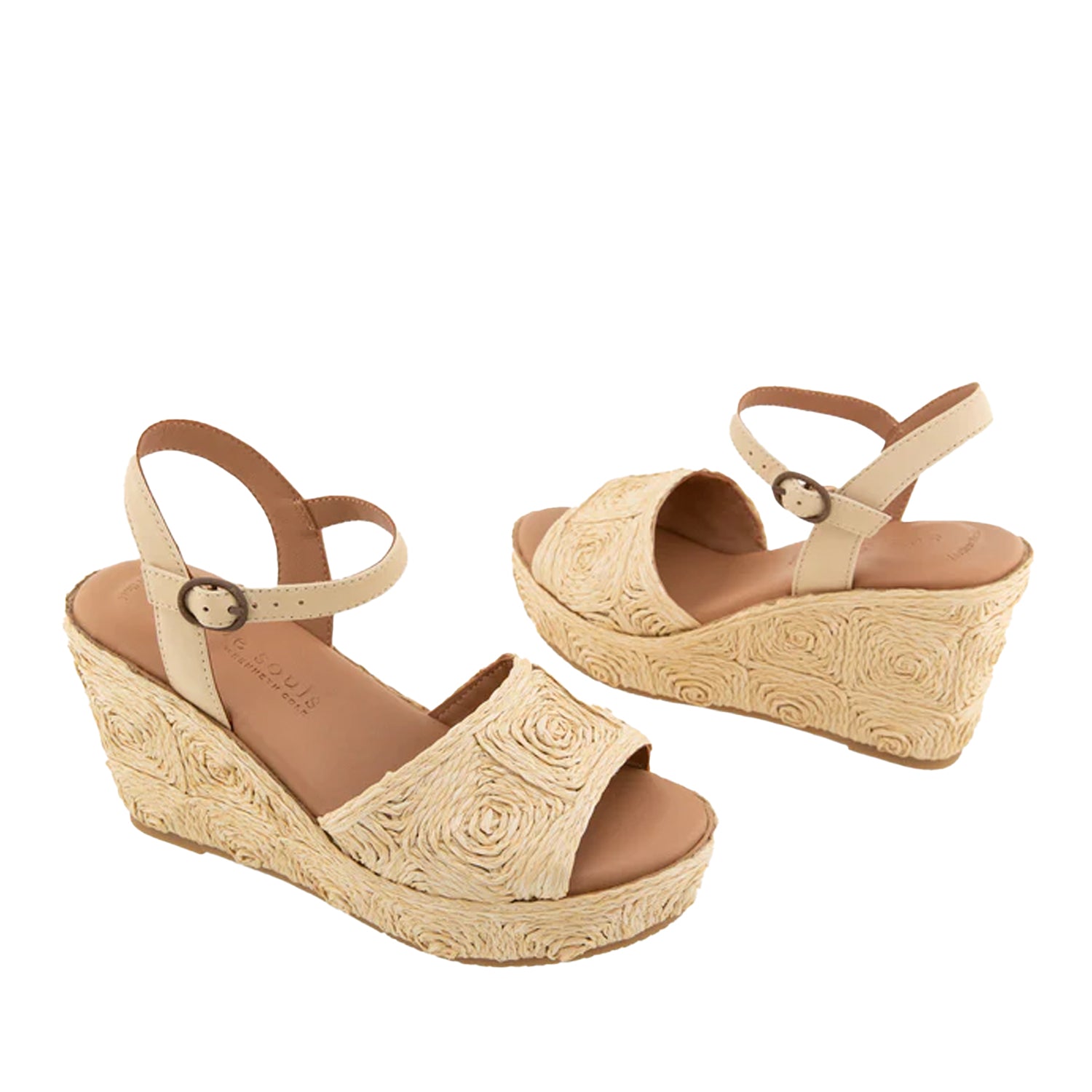 Gentle Souls by Kenneth Cole Women's Nevio in Natural Raffia