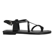 Marc Fisher Ltd Women's Gerty Black/Cooper Leather (Gr) M