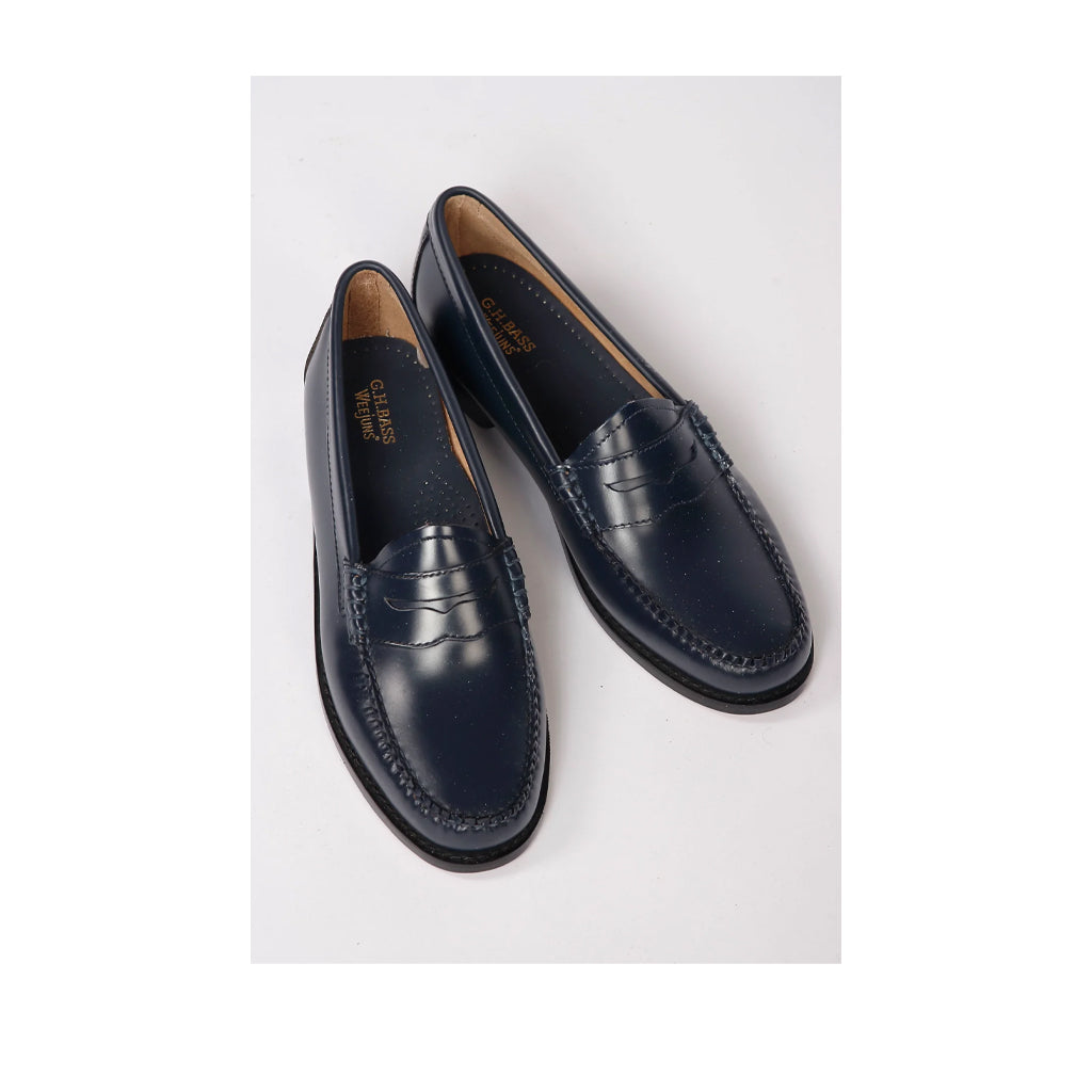 G.H. Bass Women's Whitney Weejun in Navy