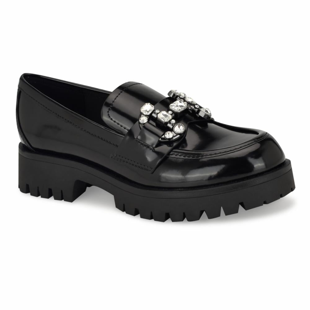 Nine West Women's Glammy3 Black M