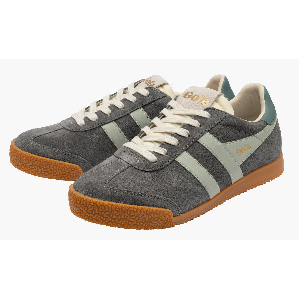 Gola Women's Elan Trainer In Ash/Matcha M