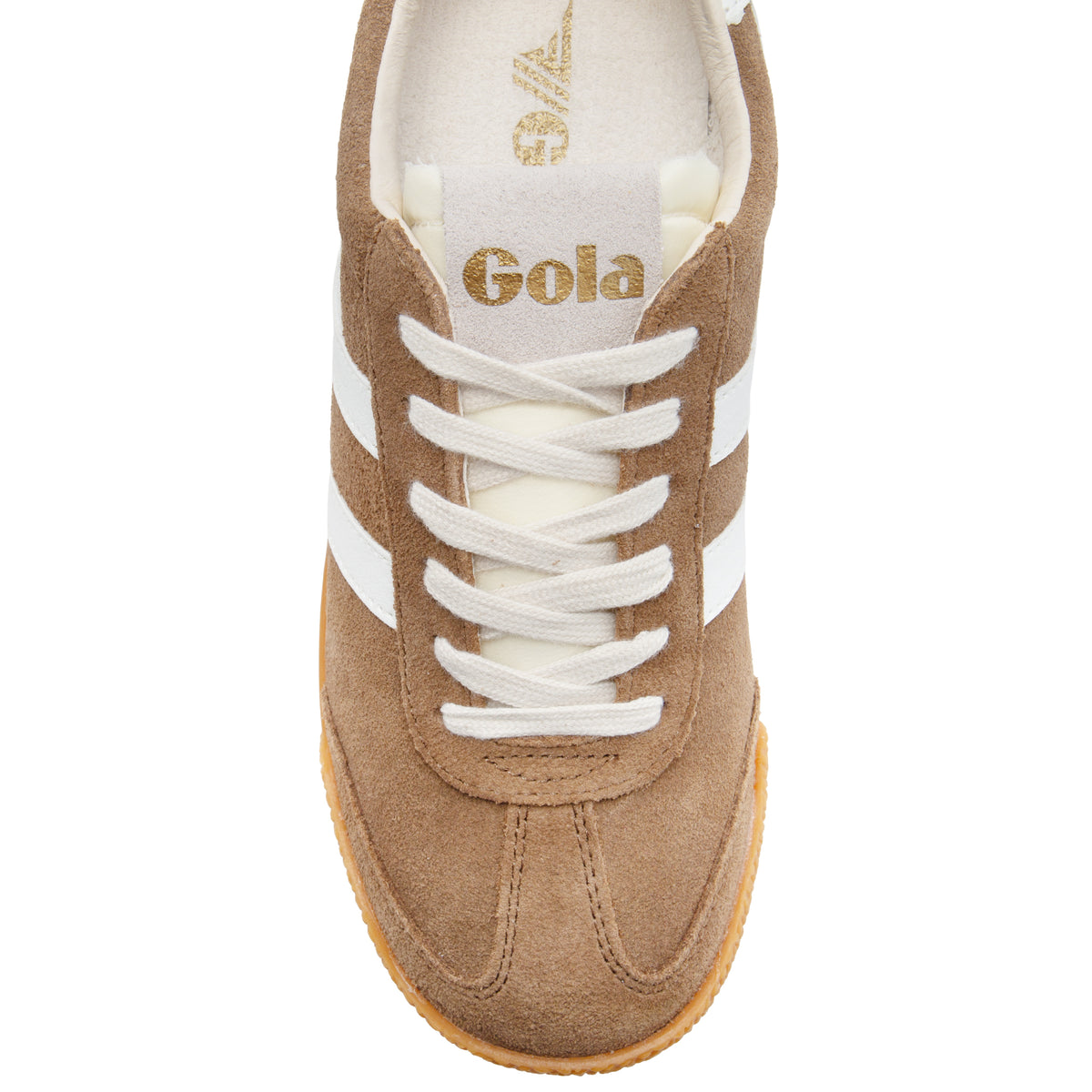 Gola Women's Elan Trainer In Tobacco/White M