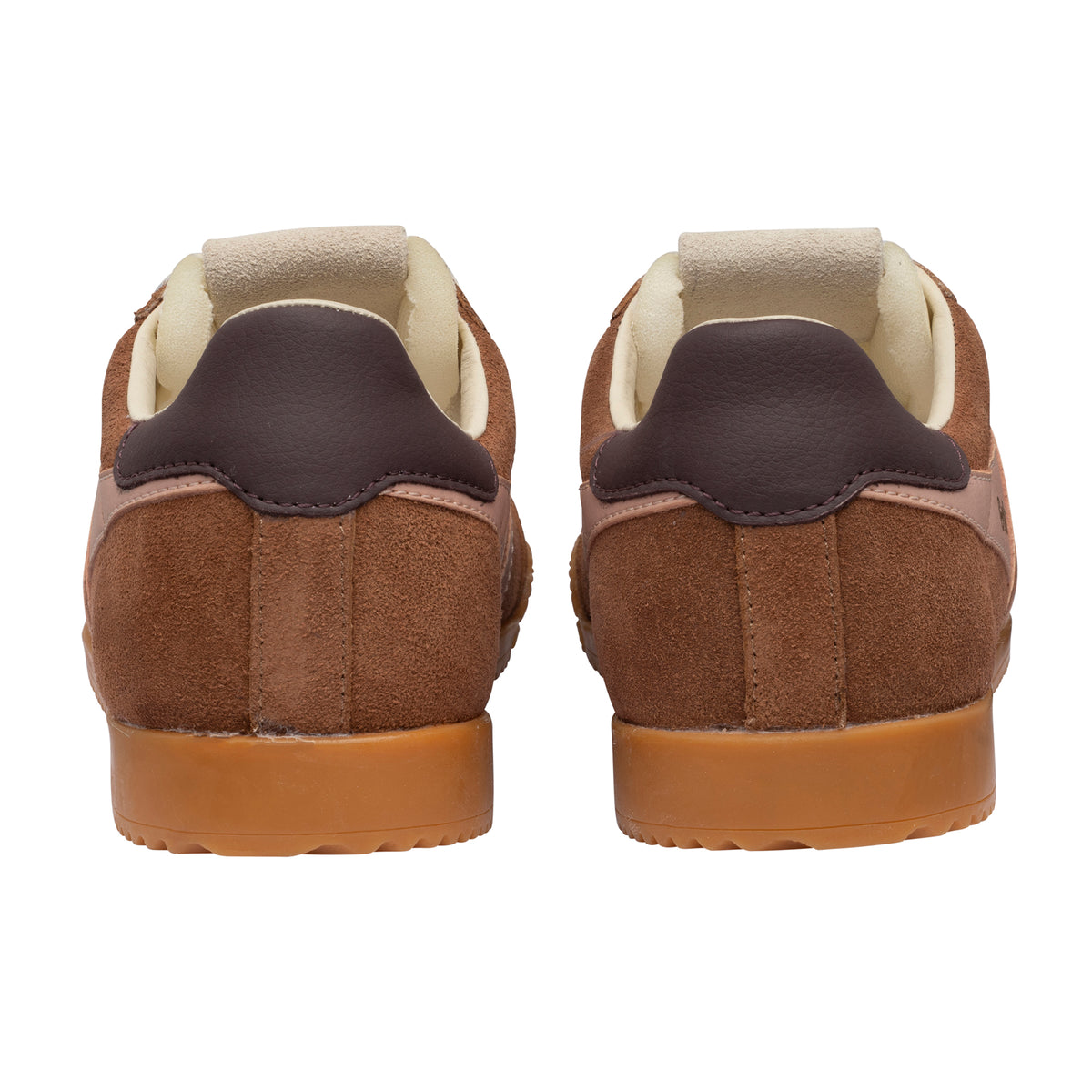 Gola Women's Elan Trainer In Umber/Pearl Pink/Cocoa M