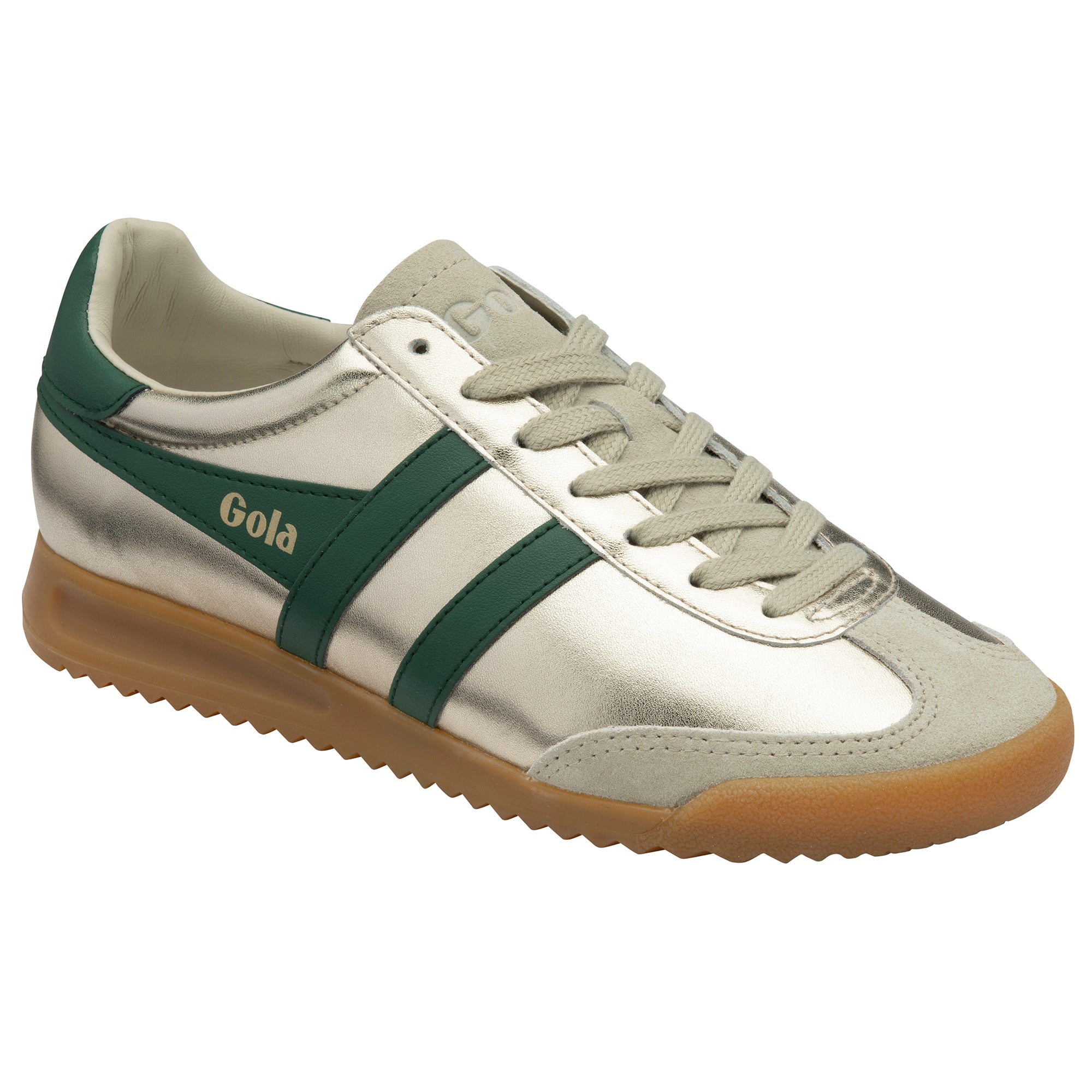 Gola Women's Torpedo Glimmer In Gold/Evergreen M